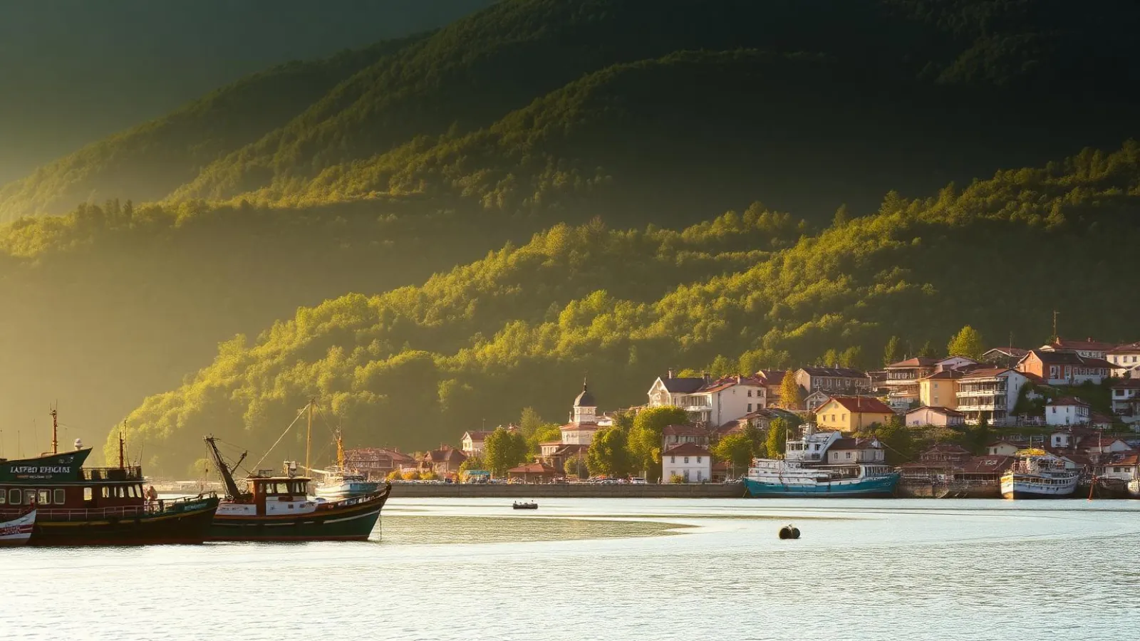 Small Tsarevo harbour and rocky coves on the edge of Strandzha Nature Park